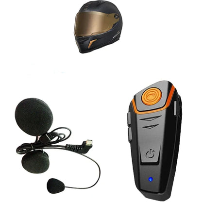 Vattentät Bluetooth-intercom för motorcykel med FM och 1000 m räckvidd – RoadLink