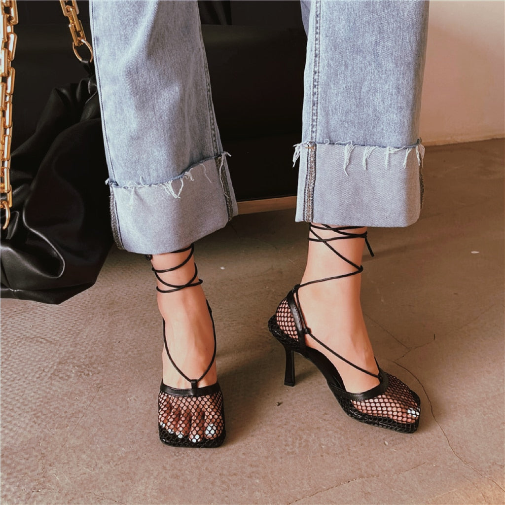 Pumps med spetseffekt – Céleste