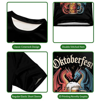 T-shirt med drakmotiv – DrakenProst Oktoberfest 2026