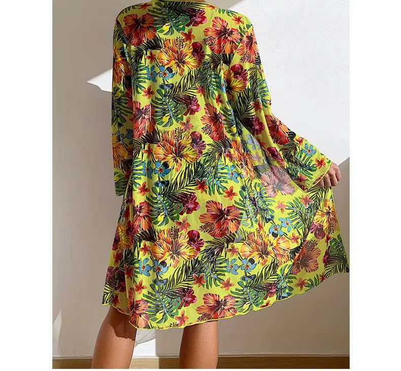 Bikini med hög midja och cover-up – Amira