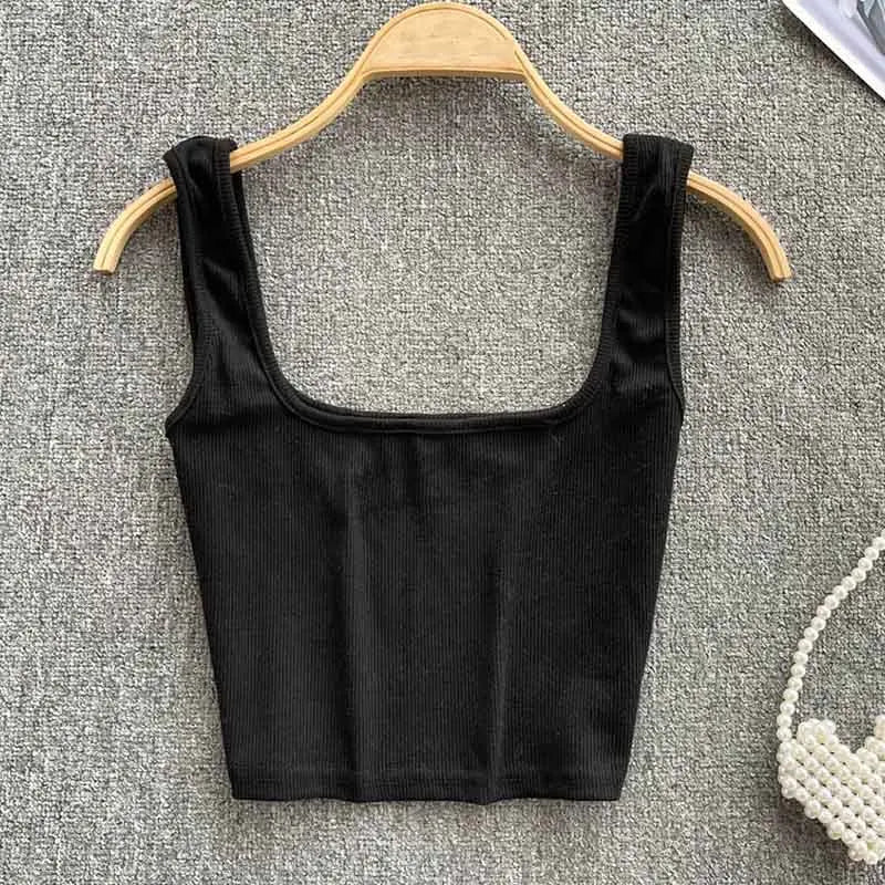 Rugglös Crop-Top i enfärgad färg – Zayra