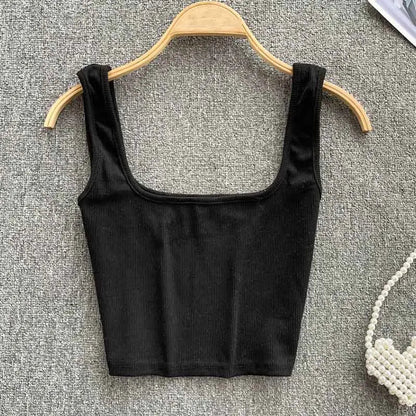 Rugglös Crop-Top i enfärgad färg – Zayra