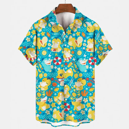 Roligt sommarset med Gengar- och Snorlax-tryck | Köp 1, få 1 gratis - SchlummerSpaß