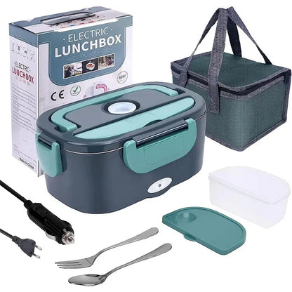 1,5 L elektrisk lunchlåda/matvärmare, 60 W, bärbar och läcksäker – HeatBox