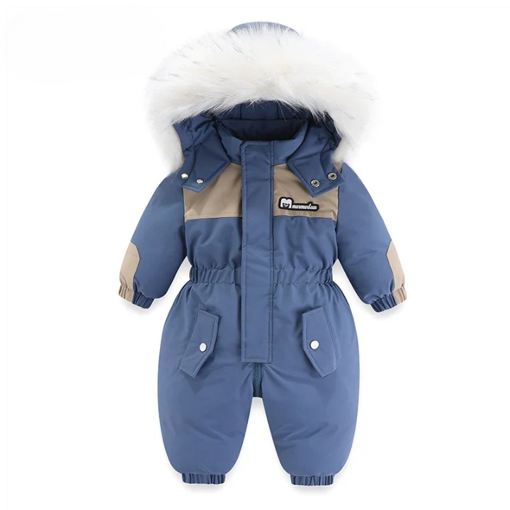 Baby-vinteroverall med huva, vattentät och varmfodrad – Mila Winterzauber Edition