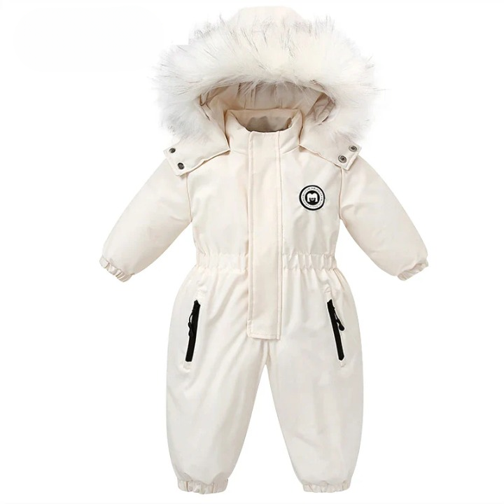 Baby-vinteroverall med huva, vattentät och varmfodrad – Mila Winterzauber Edition