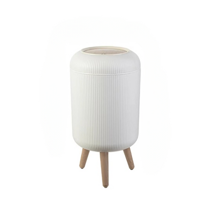 Soptunna med träfot och trycklock – EcoBin