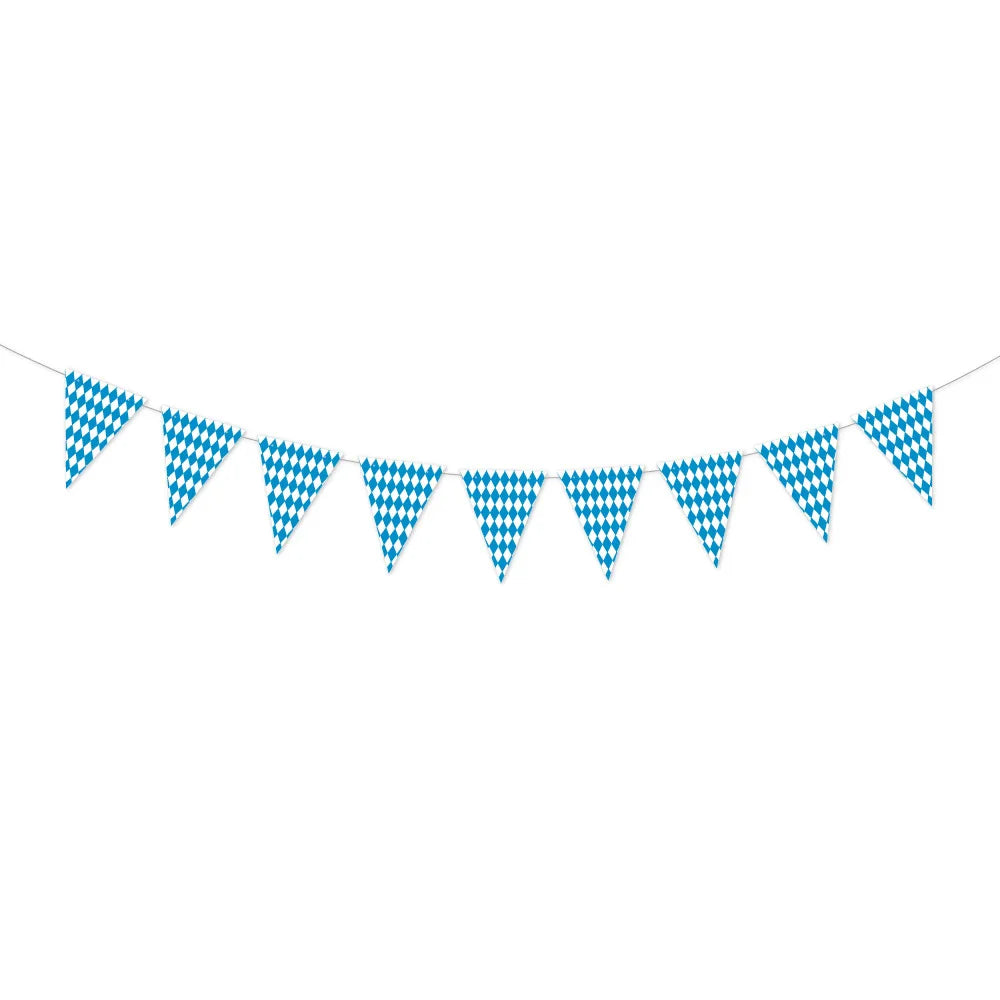Pappersvimpelgirlang i Oktoberfest-design – VimpelGlädje Oktoberfest 2026