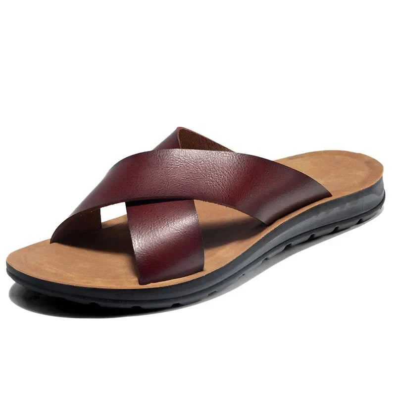 Italienska herrskinnslip-on skor – Lorenzo