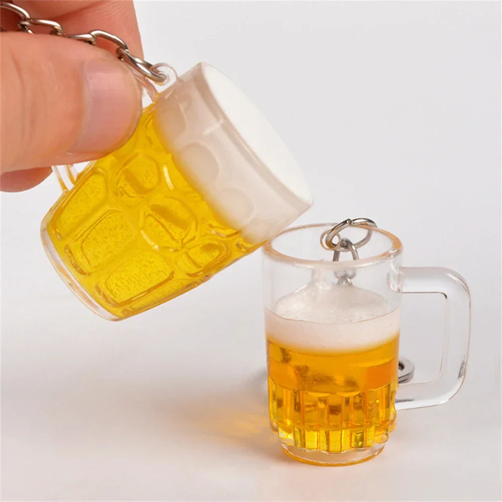Set med ölglas-nyckelringar – ProstGlück Oktoberfest 2026 (4-pack)