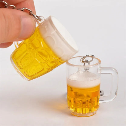 Set med ölglas-nyckelringar – ProstGlück Oktoberfest 2026 (4-pack)
