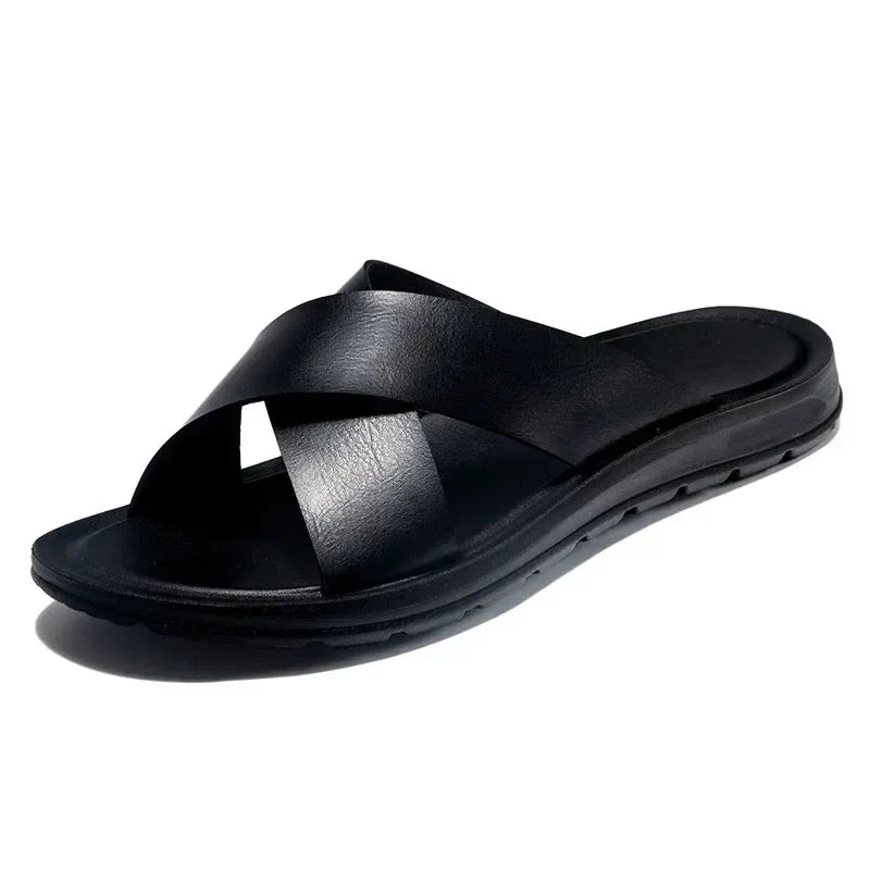 Italienska herrskinnslip-on skor – Lorenzo