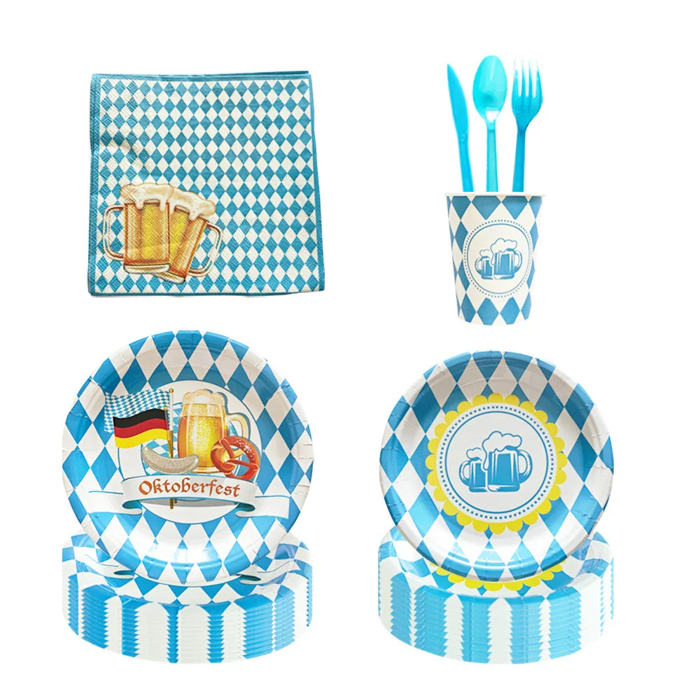 Engångsservisset i Oktoberfest-design – ProstPaket Oktoberfest 2026