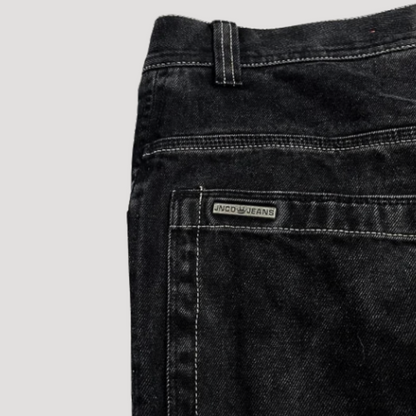 Svarta baggyjeans med hög midja – Höstförtrollning Raven