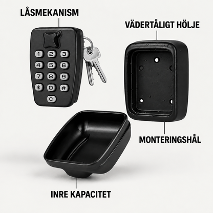 Key Safe with Code | Weatherproof Metal | Adjustable Combination Lock 11