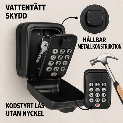 Key Safe with Code | Weatherproof Metal | Adjustable Combination Lock 5