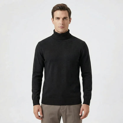 Schmal Geschnittener Rollkragen Sweater - Toni