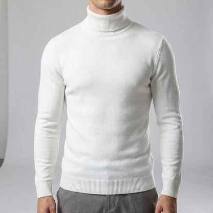 Schmal Geschnittener Rollkragenpullover Für Herren - Dario