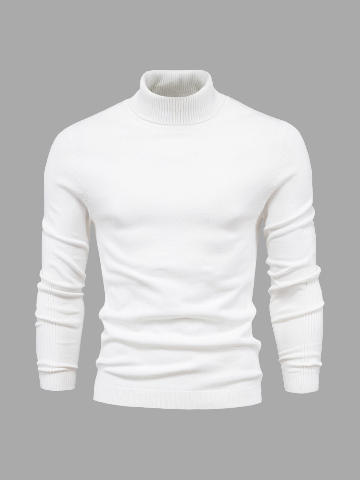 Schmal Geschnittener Rollkragenpullover Für Herren - Dario
