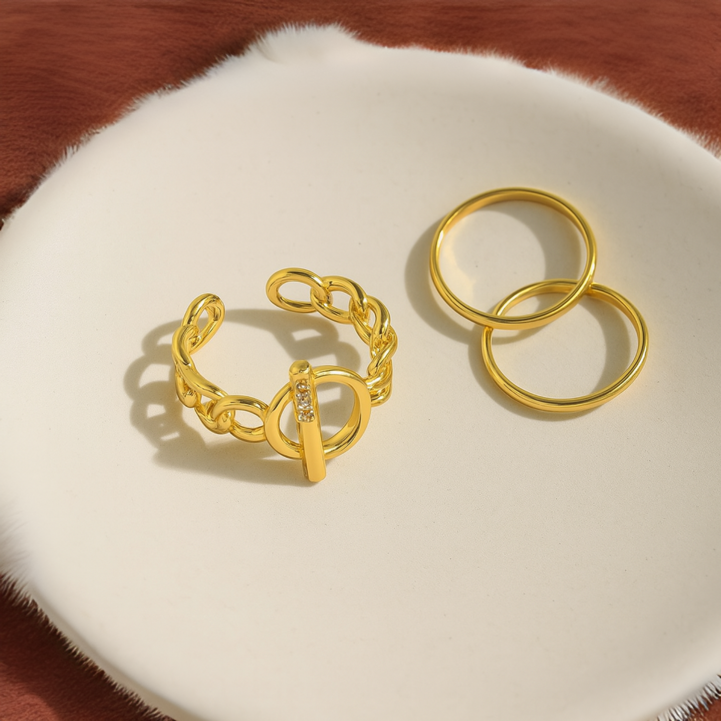 Schnallering | Gotic Open OT Spännband Ringar för kvinnor