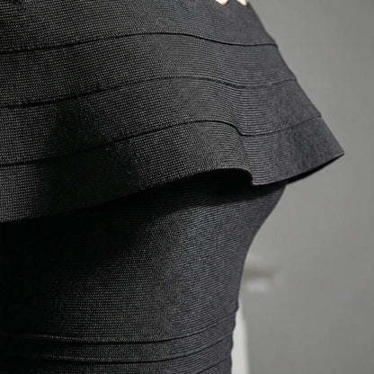 Schulterfreies Midi Kleid - Letizia