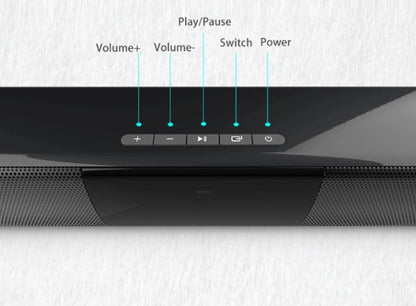 Trådlöst Bluetooth-soundbar-stereohögtalarsystem med FM och USB – CineWave