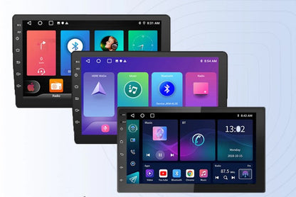 Universell Android-bilstereo med pekskärm, GPS och trådlös CarPlay