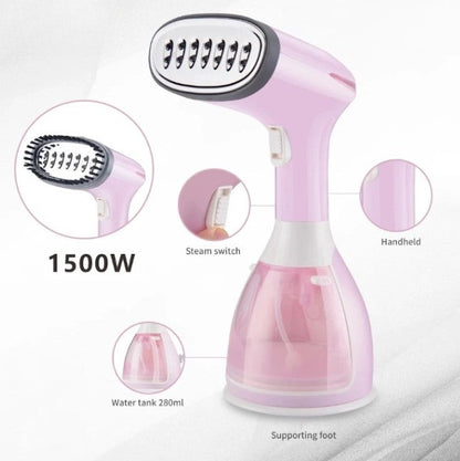 Vertikal textilångare 280 W, snabb uppvärmning, 1500 ml vattentank – SteamFlow