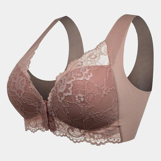 Sömlös topp sport-BH med framknäppning – Mireya
