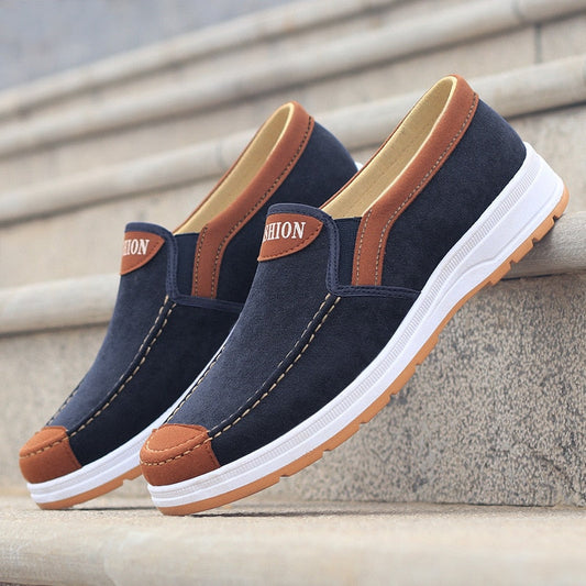Slip-on canvas-skor för herr – Matteo, höstutgåvan
