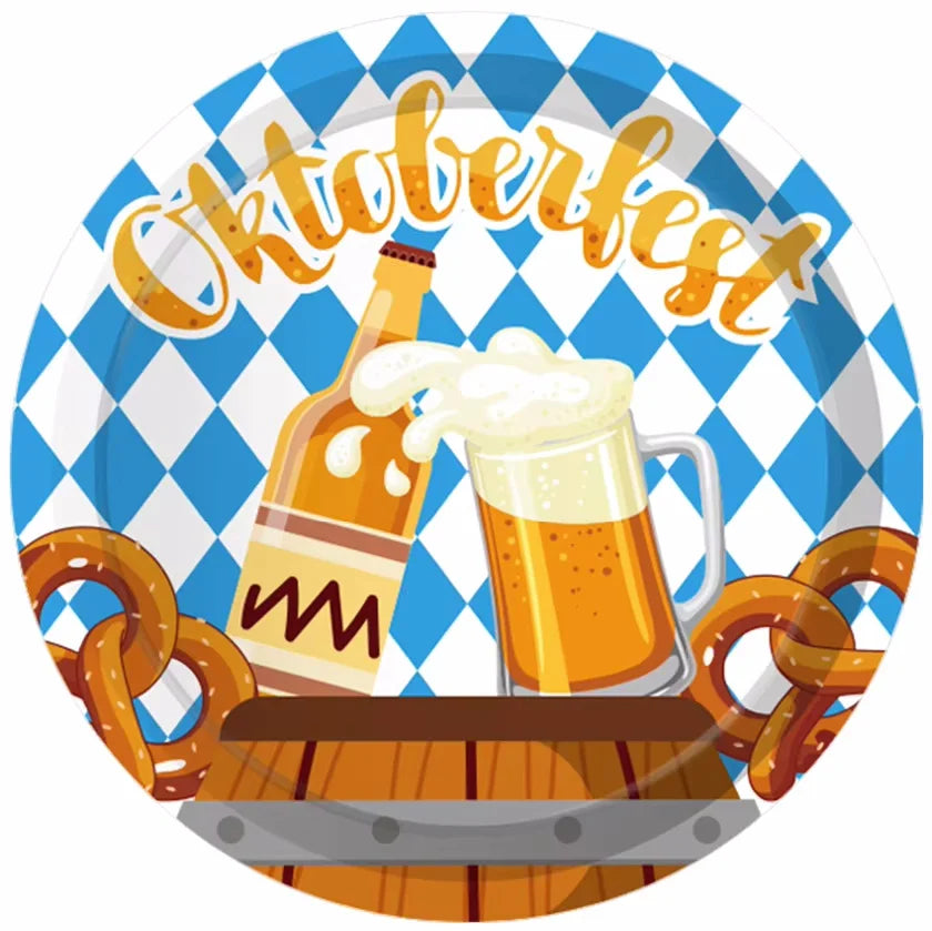 Engångsartiklar för fest i oktoberfestdesign – WeizenFreude Oktoberfest 2026