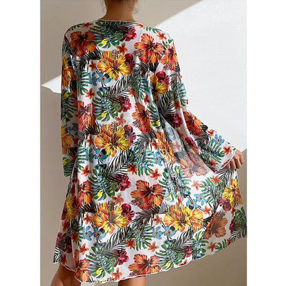 Bikini med hög midja och cover-up – Amira