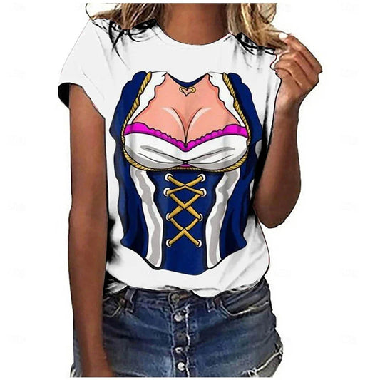 T-shirt i dirndlstil – DirndlShirt Oktoberfest 2026