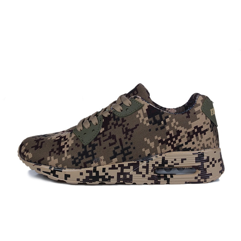 Tarnmuster Sneaker, Herren, atmungsaktiv, Outdoor, Camouflage, Sportschuhe, rutschfest.
