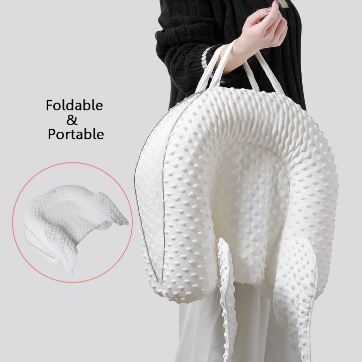 Ergonomiskt babynäste med ryggstöd och mesh-sovyta – Cosynido