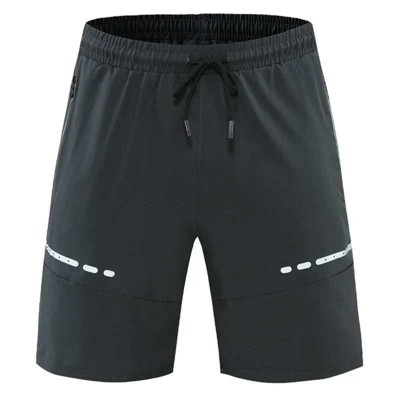 Sportiga och stiliga slim-fit träningsshorts med dragkedjefickor – Kian