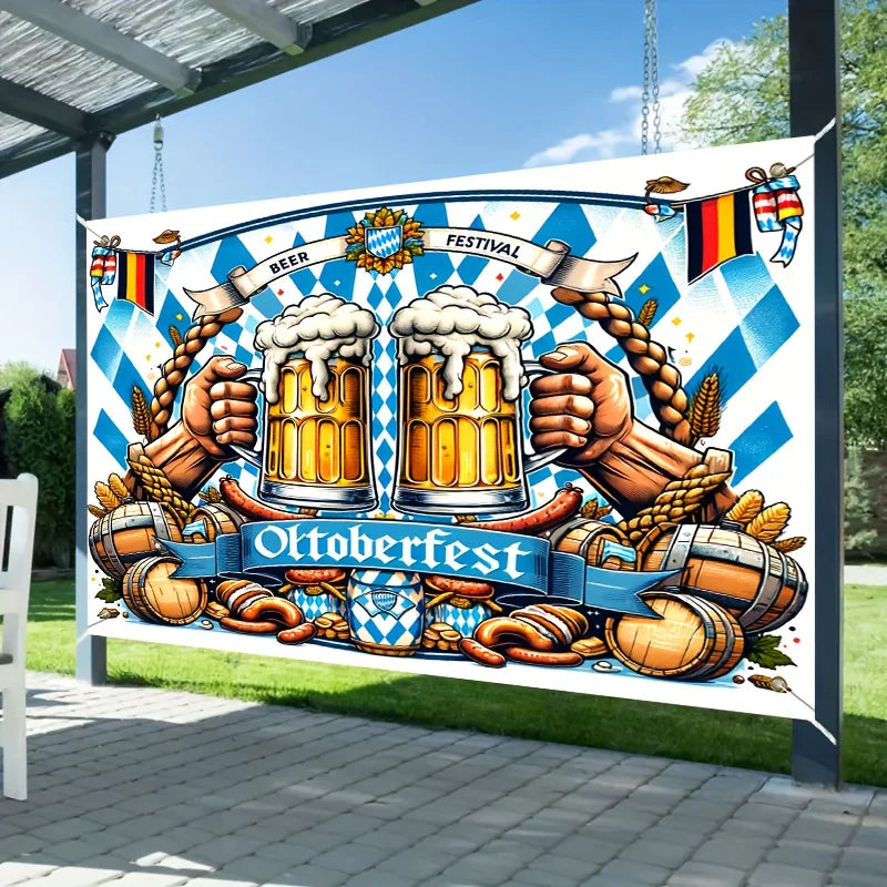 Banner i Oktoberfest-design – Skål Banner Oktoberfest 2026