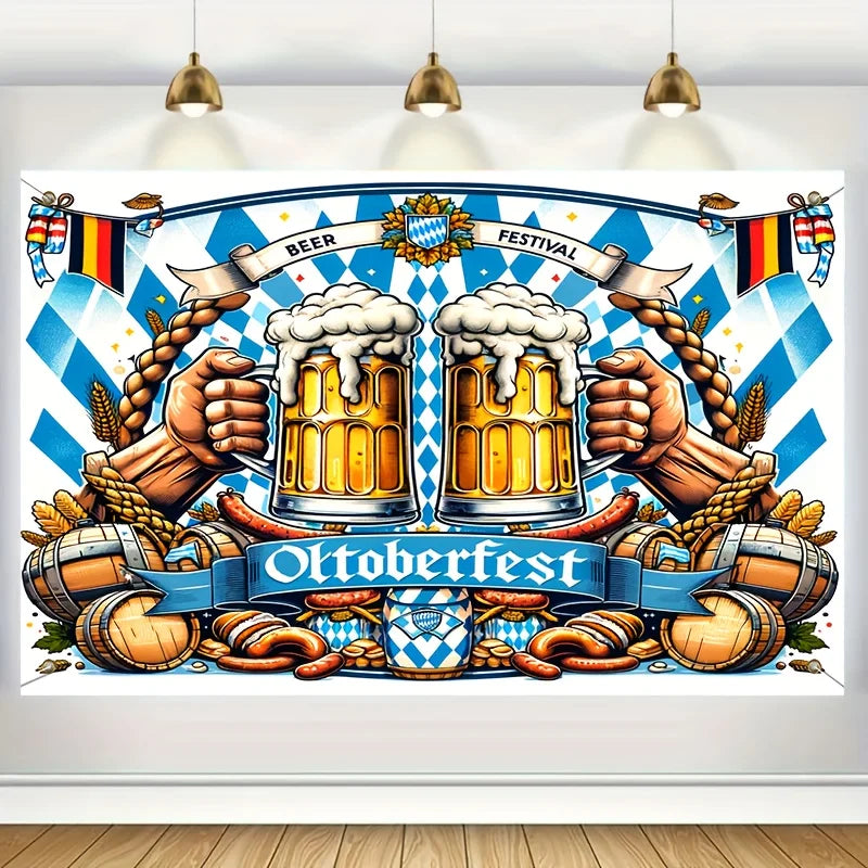 Banner i Oktoberfest-design – Skål Banner Oktoberfest 2026