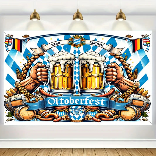Banner i Oktoberfest-design – Skål Banner Oktoberfest 2026