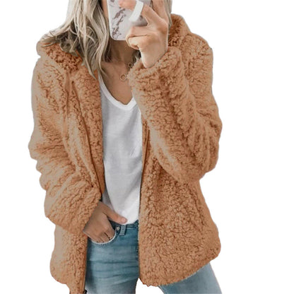 Teddyfleece-vinterkappa för dam – Liora