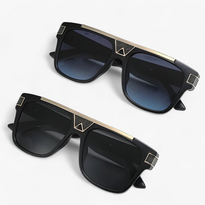 Vintage pilotglasögon med spegelglas – Aerion