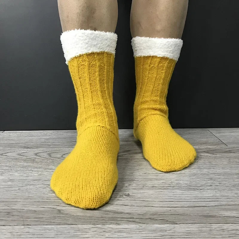 Unisexstrumpor med ölkrusmotiv – SchaumSocken Oktoberfest 2026