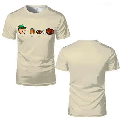 Oktoberfest-t-shirt med tecknat motiv – GaudiShirt Oktoberfest 2026