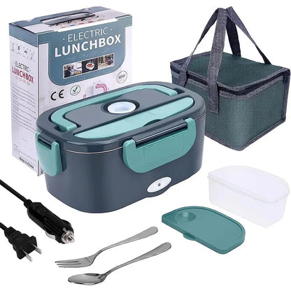 1,5 L elektrisk lunchlåda/matvärmare, 60 W, bärbar och läcksäker – HeatBox