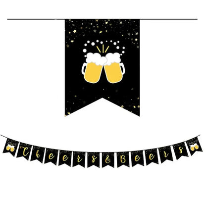Engångsset med partytallrikar "Cheers & Beers" (för 16 gäster) – CheersSet Oktoberfest 2026