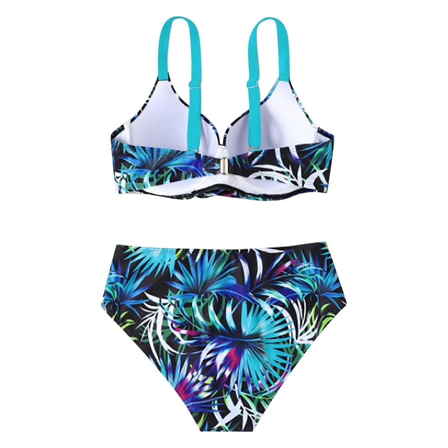 Trendigt bikiniset med hög midja – Selina