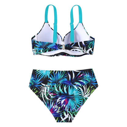 Trendigt bikiniset med hög midja – Selina