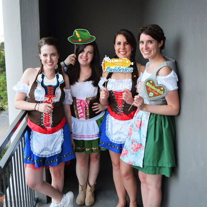 Fotorekvisita-set i Oktoberfest-design (30-delat) - 1+1 gratis - GaudiSpaß Oktoberfest 2026