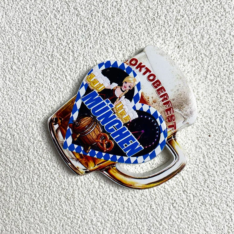 Kylskåpsmagnet "München 3D" – BayernMagnet (1+1 gratis) Oktoberfest 2026