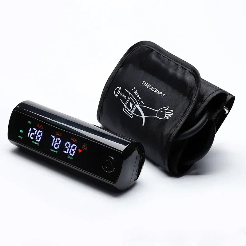 Uppladdningsbar LCD-armblodtrycksmätare med röstfunktion – VitalScan